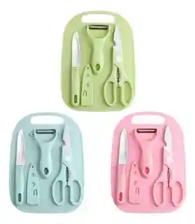 Set De Corte Para Cocina X4 Piezas