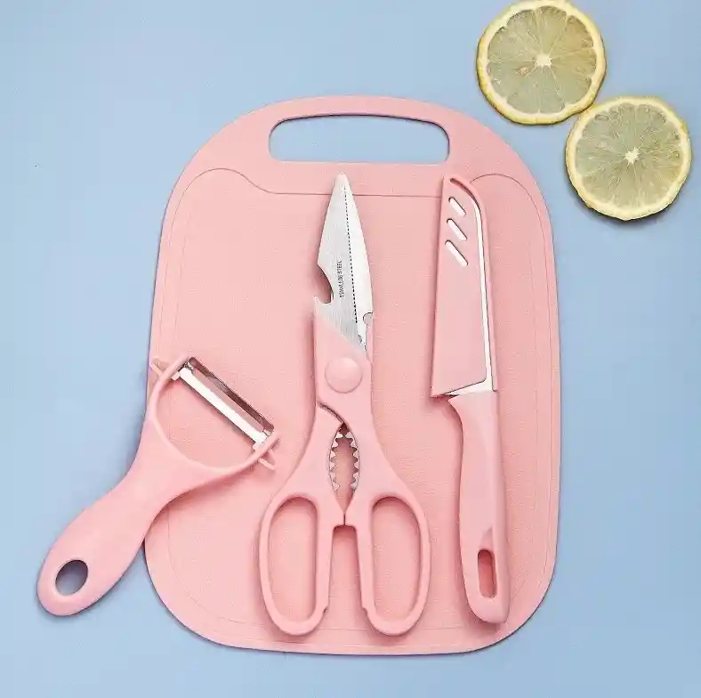 Set De Corte Para Cocina X4 Piezas