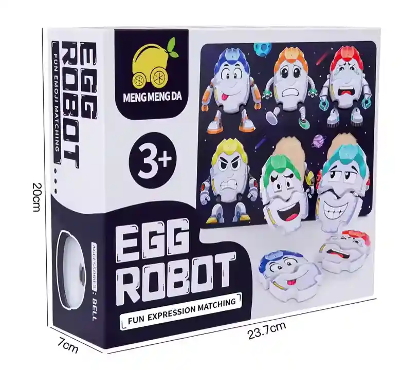 Juego De Ensamblaje - Egg Robot