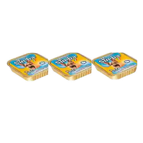 Simba Dog Pate Chicken Liver X 300 Gr Pague 2 Lleve 3