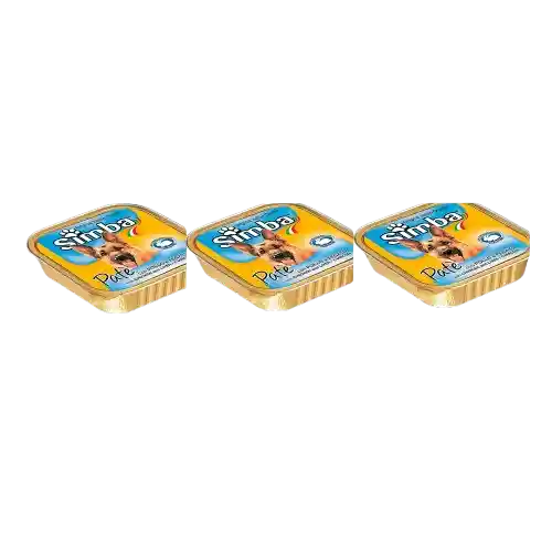 Simba Dog Pate Chicken Liver X 300 Gr Pague 2 Lleve 3