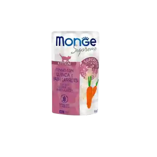 Pouch Monge Kitten Tun/qin/carrot X 80 Gr