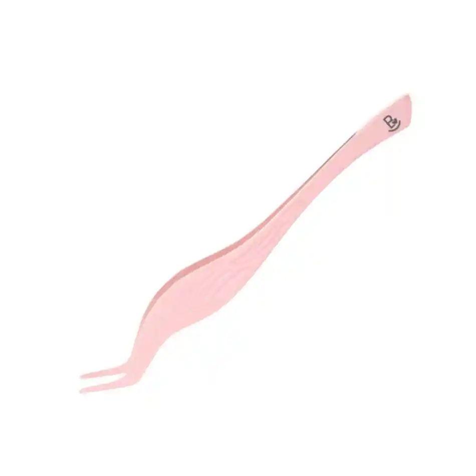 Aplicador De Pestañas Curvo Rosa
