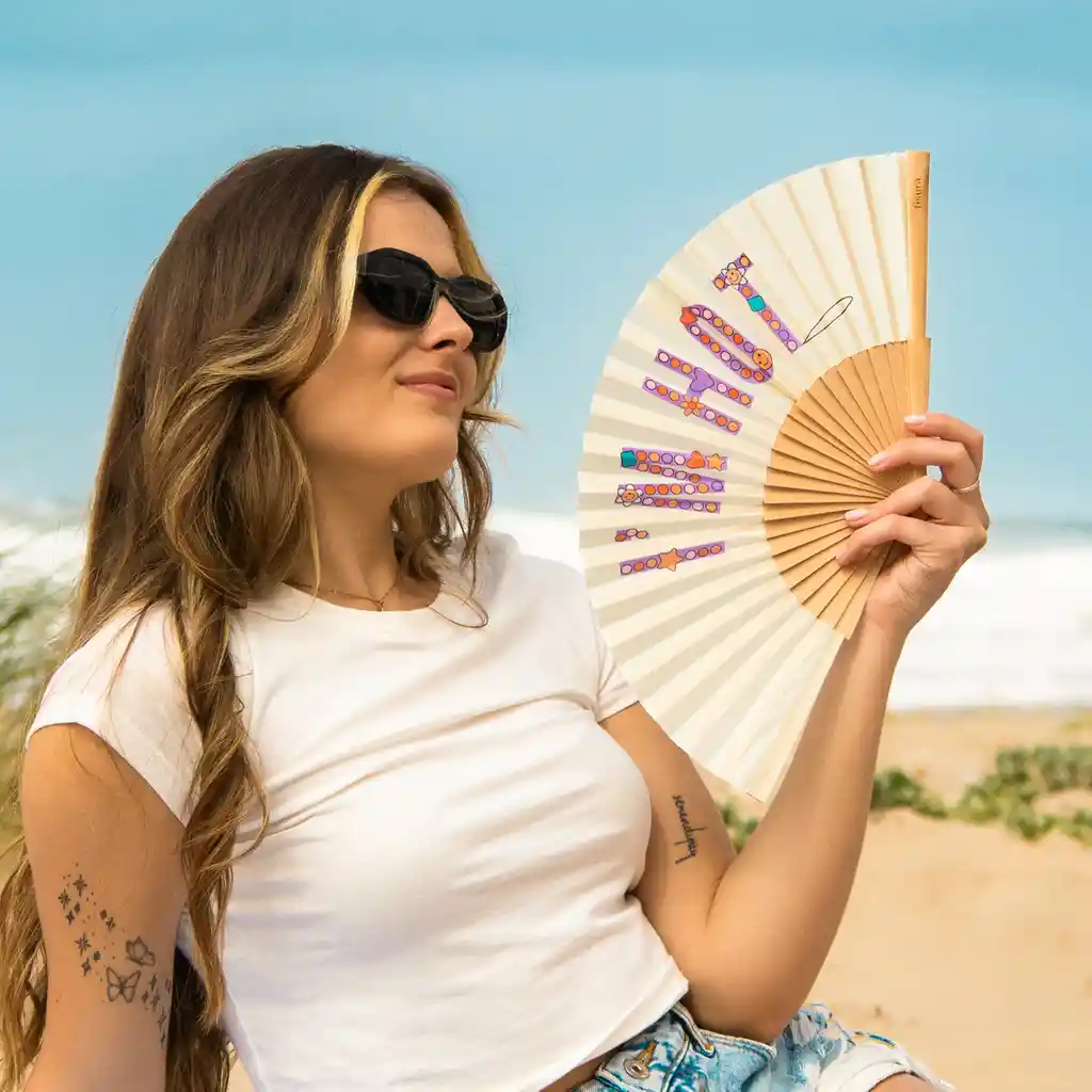 Abanico I´m Hot Texturas