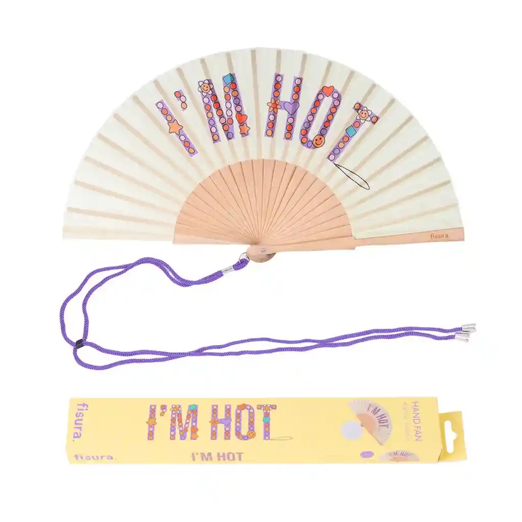 Abanico I´m Hot Texturas