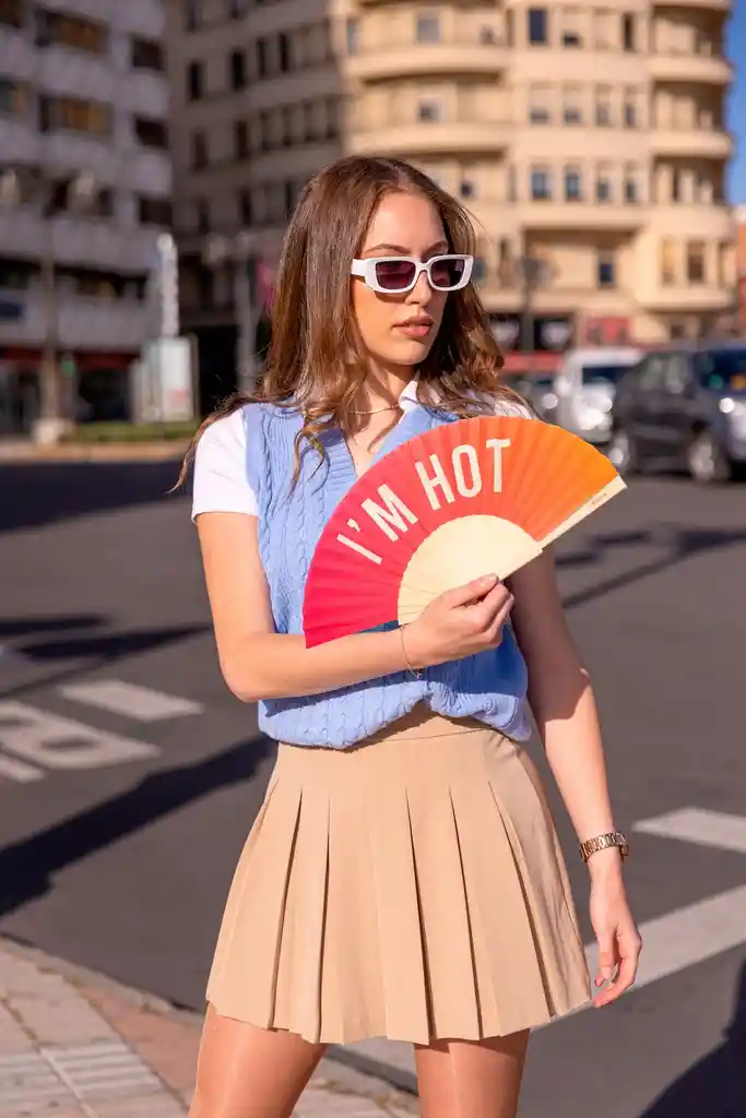Abanico Im Hot Naranja