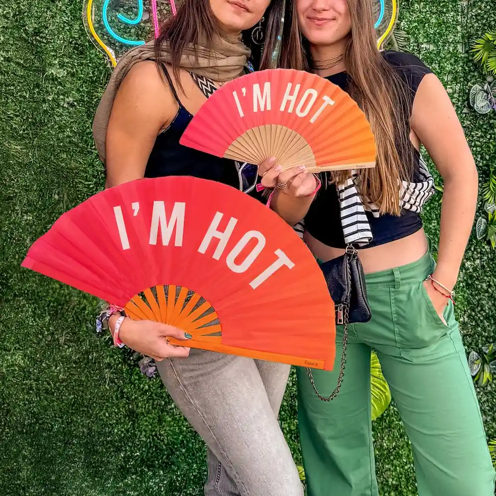 Abanico Im Hot Naranja