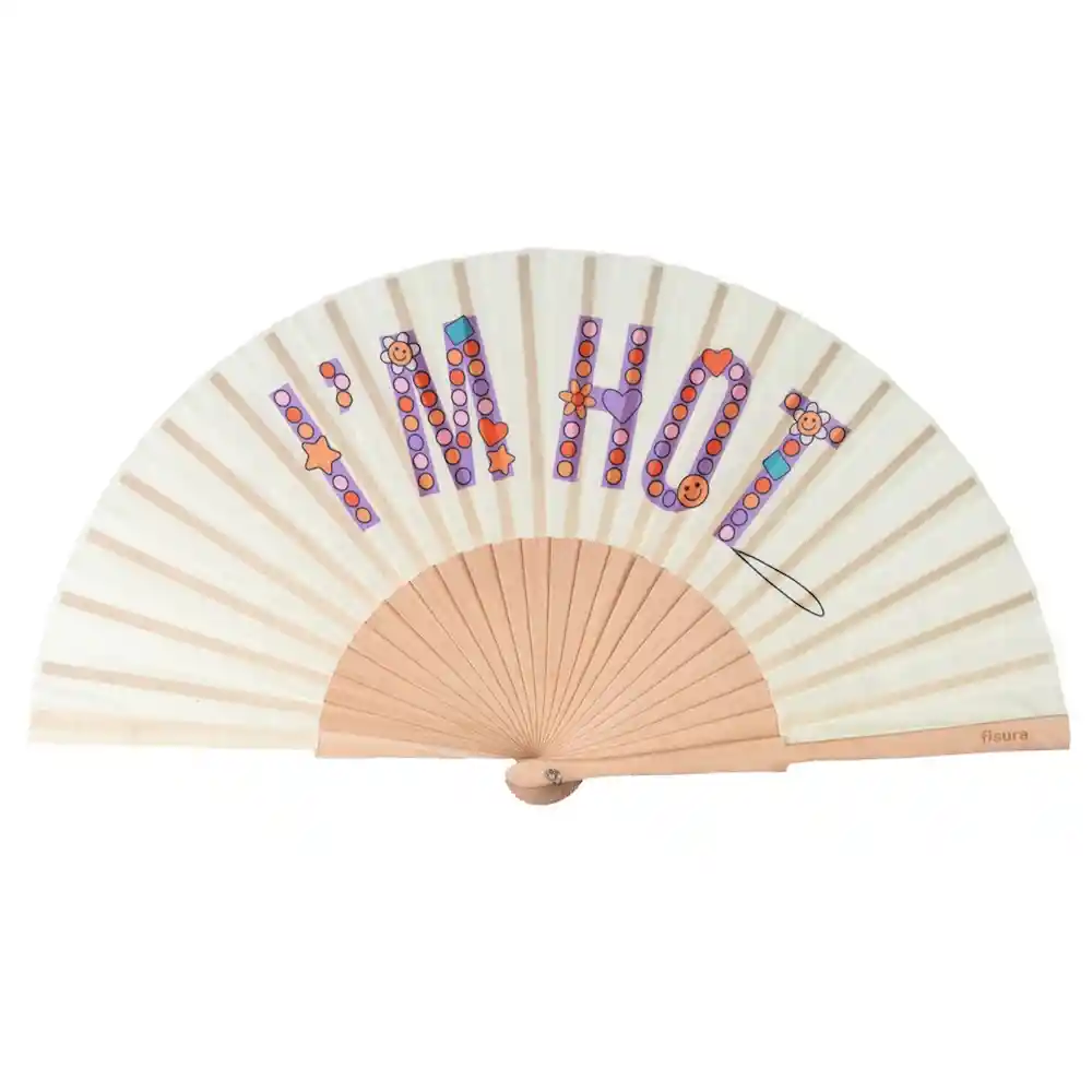 Abanico I´m Hot Texturas