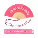 Abanico Yo No Sudo Brillo Rosado