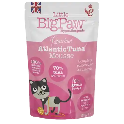 F Little Big Paw Gourmet Atlantic Tuna Pouch X 85gr