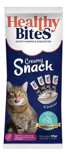 Healthy Bites Cream Gato (atun) Pouch X 4un (56gr)