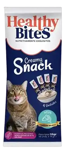 Healthy Bites Cream Gato (atun) Pouch X 4un (56gr)
