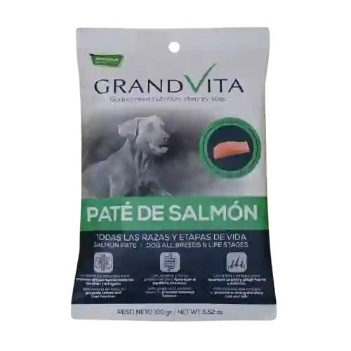 Grand Vita Pate De Salmon Perro Pouch X 100grs
