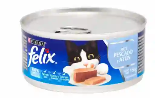 Felix Comida Húmeda Gatos Paté Pescado Y Atún 156 G