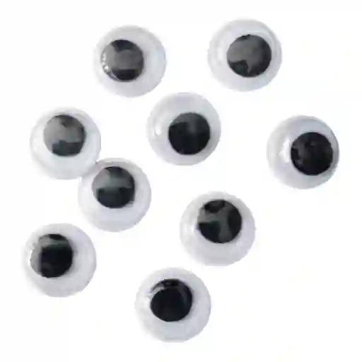 Ojos Locos Negros Pequeño *9und