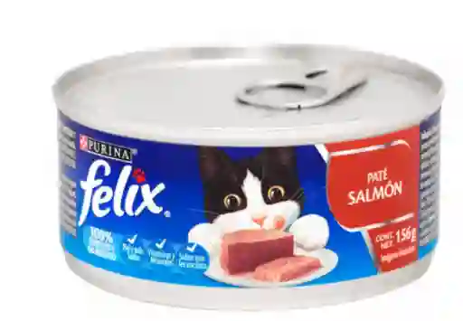 Felix Comida Húmeda Gatos Paté Salmón 156 G