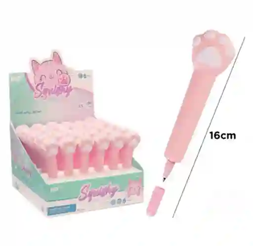 Boligrafo Squishy Huella Siliconado Gp-354