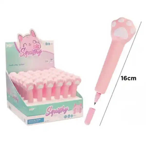Boligrafo Squishy Huella Siliconado Gp-354