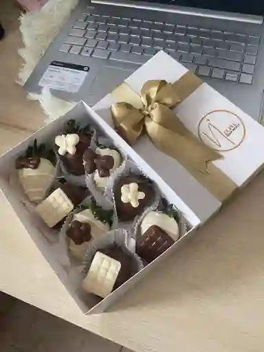 Caja De Fresas X6 Unds