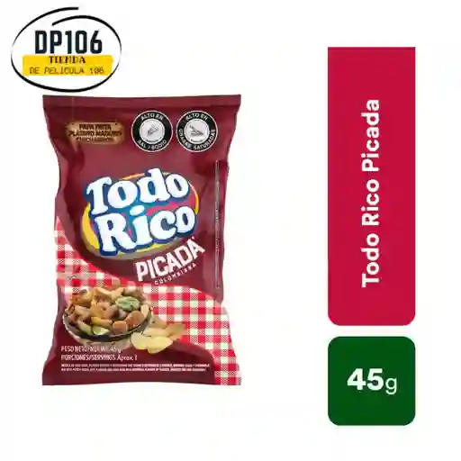 Todo Rico Picada Super Ricas Paquete Personal