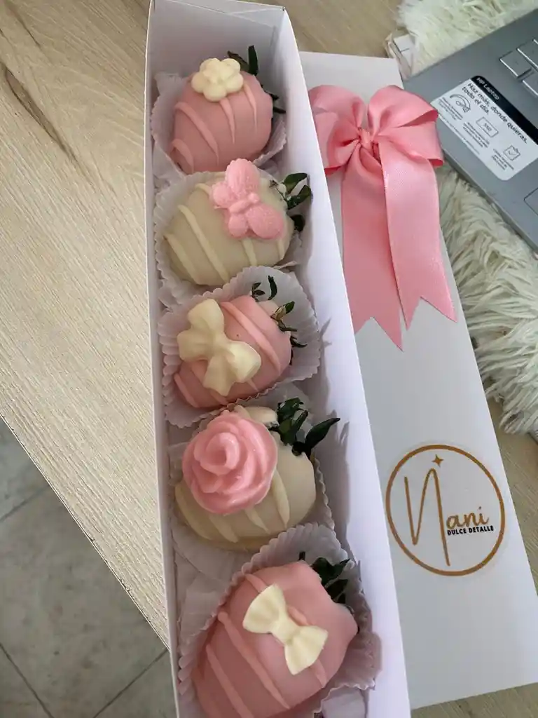 Caja De Fresas X 5 Unds