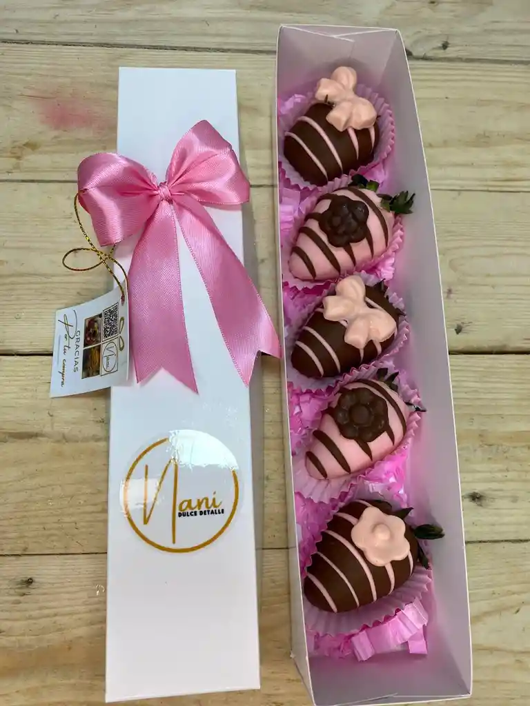 Caja De Fresas X 5 Unds