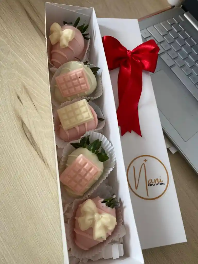 Caja De Fresas X 5 Unds