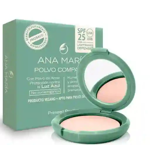 Polvo Compacto Spf 25 Ana María Tono Perla
