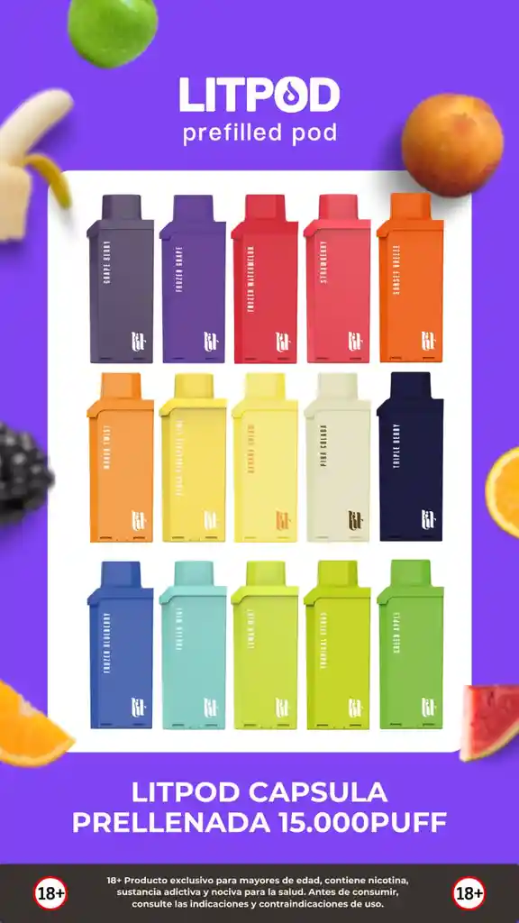 Capsula Litpod Lemon Mint