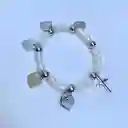 Pulsera Mandamientos Plateada