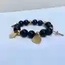 Pulsera Mandamientos Agata Negra