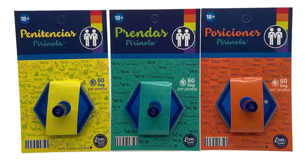 Pirinola Erotica Parejas Gay - Prendas