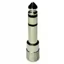 Adaptador De Audio 3.5 Mm Hembra A 6.35 Mm Estèreo