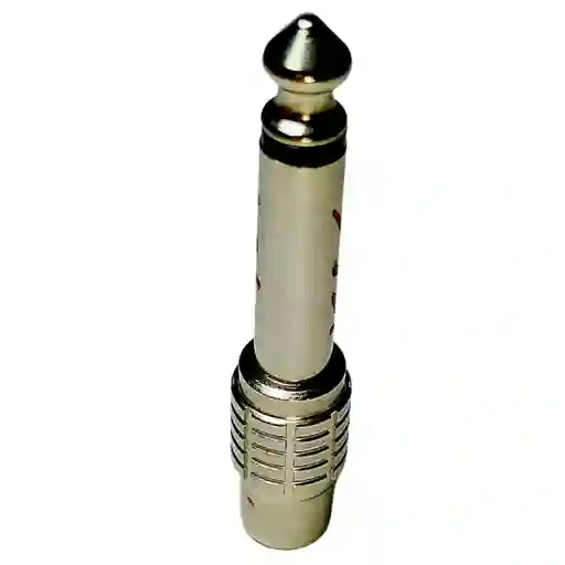 Adaptador Rca Hembra A Plug 6.35 Mm Macho Mono