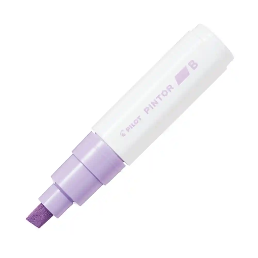 Marcador Pintor Biselado Grueso Pastel Violeta