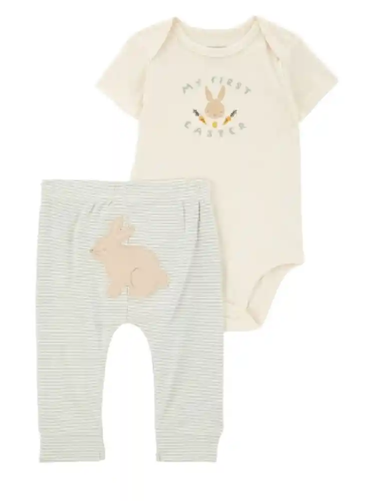 Conjunto 2 Piezas Easter - Crema / 24 Meses