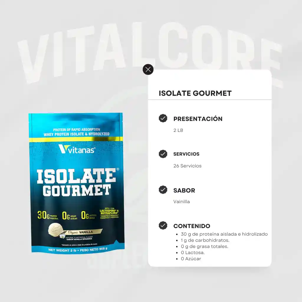 Isolate Gourmet 2lb