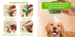 Cepillo De Baño Con Cambio De Cerdas Finas Y Gruesas