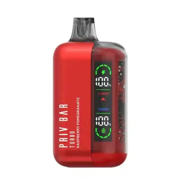 Vaper Fume Priv Bar Turbo 15.000 Puffs Rasberry Programate