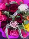 Flores Rosas Surtidas X24