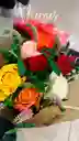 Flores Rosas Surtidas X24
