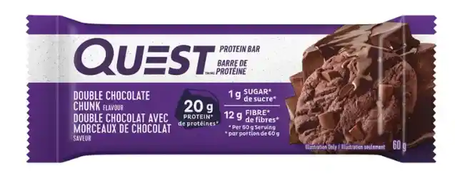 Quest Barra De Proteina Sabor Doble Chocolate