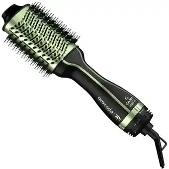 Cepillo Secador Cabello Aguacate 3d