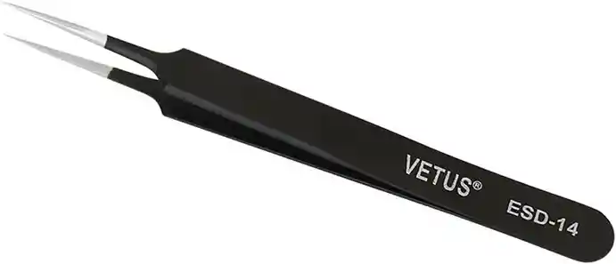 Pinzas Precisión Antiestáticas Esd-14 Electrónica Joyería