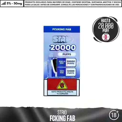 Strio - 12000-20000 Puffs - Fcukin Fab / 5%-50mg / 12000