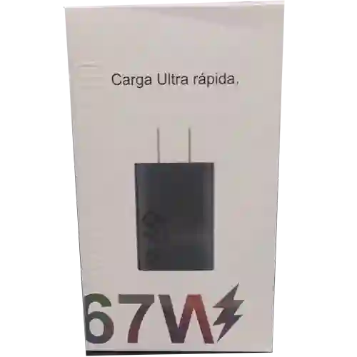 Cargador Mototurbo 67w Tipo C Carga Rapida