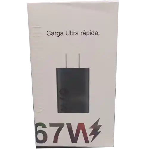 Cargador Mototurbo 67w Tipo C Carga Rapida