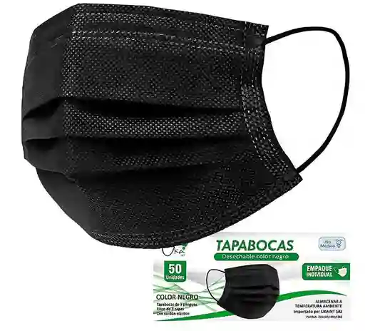 Caja Tapabocas Negro