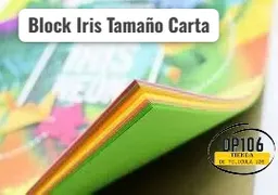 Block Iris Tamaño Carta