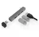 Hub Usb Metalico 4 Puertos Tgy558